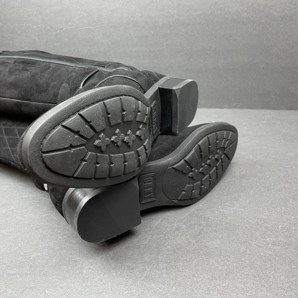 NWB DKNY Mattie Quilted Suede Knee-High Boots - Picture 7 of 8